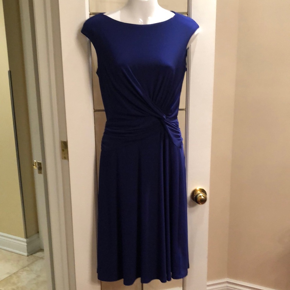 Lauren Ralph Lauren Indigo Sleeveless Dress